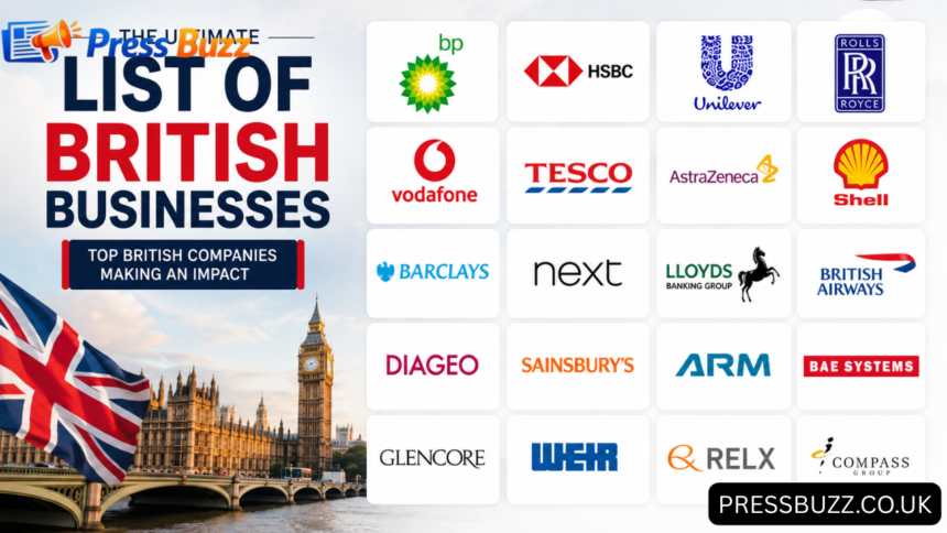 List of British Businesses
